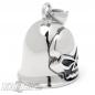 Preview: Biker-Bell mit großem Skull aus Edelstahl Totenkopf Harley Ride Bell Glücksglocke Preview: Biker-Bell mit großem Skull aus Edelstahl Totenkopf Harley Ride Bell Glücksglocke
